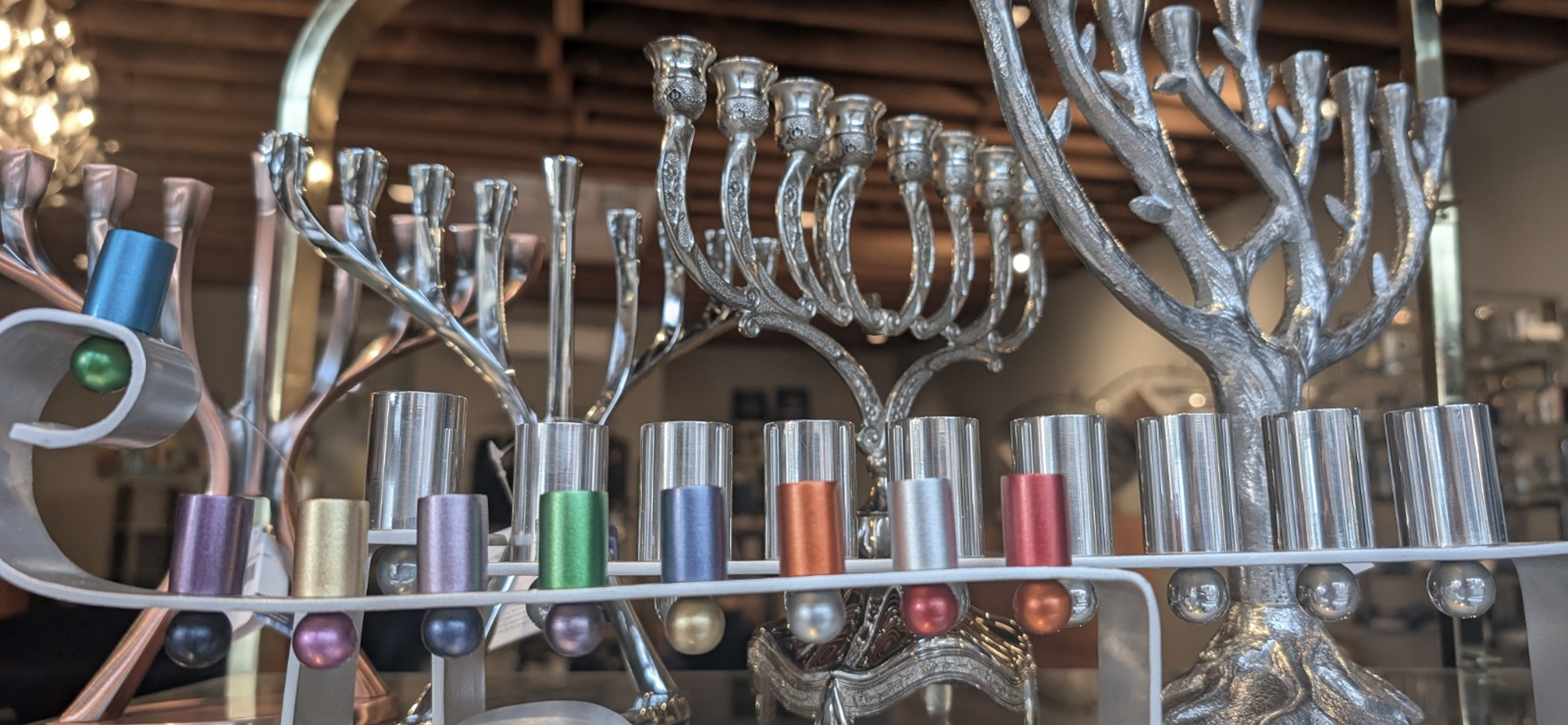 Judaica store interior